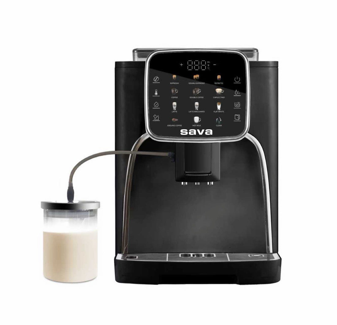 SAVA-M7 bean-to-cup coffee machine for freshly ground whole-bean coffee